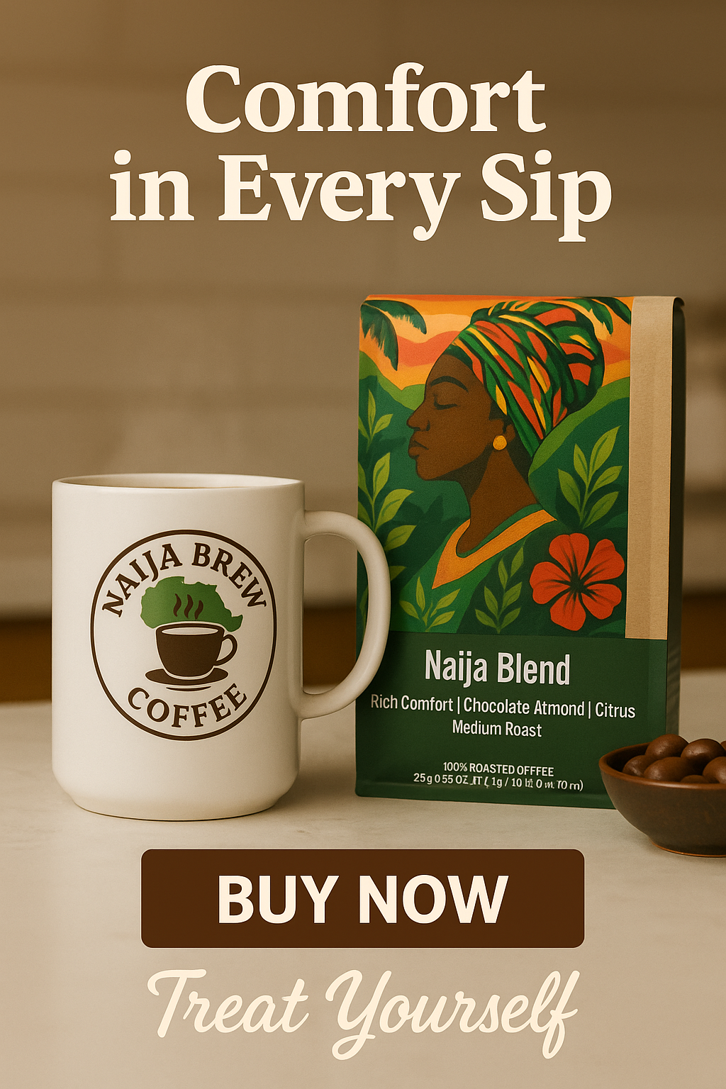 Naija Brew - Comforting Balanced Coffee (12 ct pods)