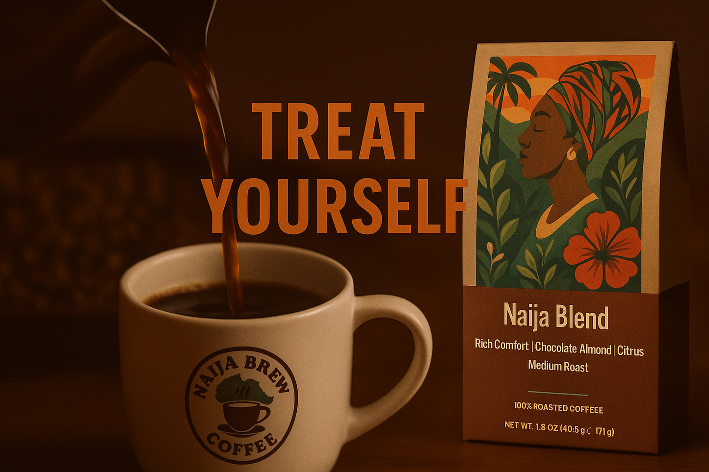 Naija Brew - Comforting Balanced Coffee (12 ct pods)