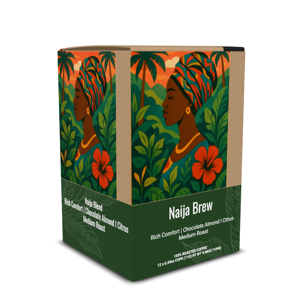 Naija Brew - Comforting Balanced Coffee (12 ct pods)